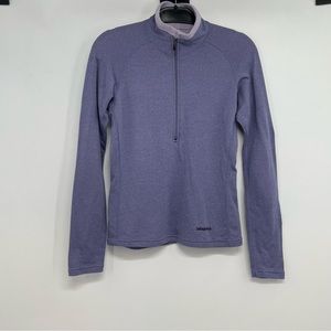 Patagonia Women's R5 Regulator 1/2 Zip Pullover in Purple Size S